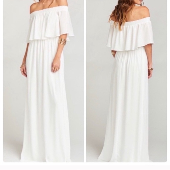 Show Me Your MuMu Dresses & Skirts - Show Me Your Mumu Hacienda White Maxi Dress
